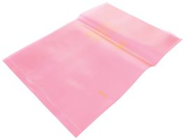 MULTICOMP PRO 001-0030 Antistatic Bag, Pink, Heat Seal, 18" W x 24" L