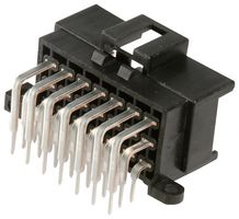 TE CONNECTIVITY - AMP 9-966140-6 Rectangular Power Connector, 21 Contacts, Junior Power Timer Series, PCB Mount, Through Hole
