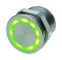 SCHURTER 1241.3669 Vandal Resistant Switch, SPST-NO, Natural, PSE Series, Momentary, Red, Green, Blue, Wire Leaded