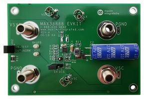 ANALOG DEVICES MAX38888EVKIT# Evaluation Board, Super Capacitor Backup Regulator, 2.99V to 3.36V Output, 2.5A Discharge