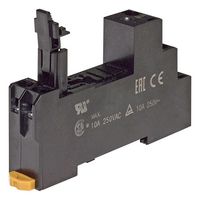 OMRON INDUSTRIAL AUTOMATION P2RFZ-05-E Relay Socket, DIN Rail, Screw, 5 Pins, 10 A
