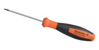 WEIDMULLER 2749330000 Screwdriver, Slotted, 3 mm Tip, 80 mm Blade, 185 mm OAL