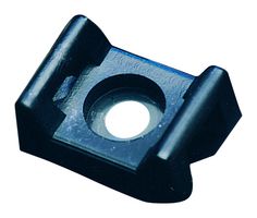 IDEAL IT2SMB-C0 Cable Tie Mount, Screw, 8.89 mm, UV Black, Nylon (Polyamide), 22 mm, 16 mm