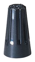 IDEAL 30-152 Closed End Splice, Wire-Nut 72B Series, Twist On, 22 AWG, 14 AWG, 2.5 mm², Black