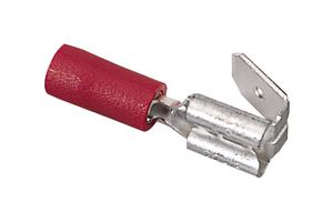 IDEAL 83-9611 Quick Disconnect Terminal, Female Piggyback Disconnect, 6.35mm x 0.81mm, 0.25" x 0.032", 22 AWG