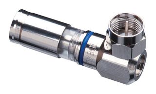 IDEAL 92-691 RF / Coaxial Connector, F Coaxial, Right Angle Plug, Compression, 75 ohm
