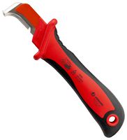 JONARD TOOLS KN-200INS Cable & Duct Sheath Knife, Insulated, Stainless Steel Blade, 1.5" Blade
