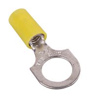 ABB - THOMAS & BETTS RC363M Ring Tongue Terminal, #10, 10 AWG, Sta-Kon Series, Yellow