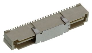 AMPHENOL COMMUNICATIONS SOLUTIONS 61083-084409LF Mezzanine Connector, Header, 0.8 mm, 2 Rows, 80 Contacts, Surface Mount, Brass