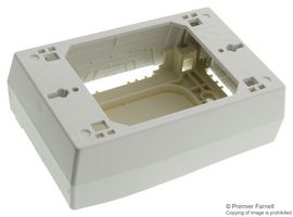 LEGRAND WIREMOLD 2347-WH Raceway Duct Fitting, 1 Gang Device Box, PVC (Polyvinylchloride), White
