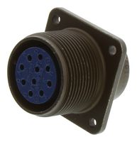 AMPHENOL INDUSTRIAL MS3102A18-19S Circular Connector, MIL-DTL-5015 Series, MS3102 Series, Box Mount Receptacle, 10 Contacts