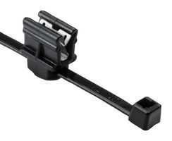 HELLERMANNTYTON 156-00551 Cable Tie, Nylon 6.6 HS (Polyamide 6.6 HS) (Heat Stabilised), Black, 202 mm, 4.6 mm, 50 mm, 50 lb
