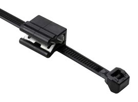HELLERMANNTYTON 156-00862 Cable Tie, Nylon 6.6 HS (Polyamide 6.6 HS) (Heat Stabilised), Black, 202 mm, 4.6 mm, 50 mm, 50 lb