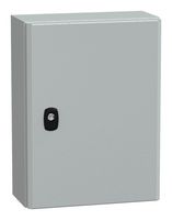 SCHNEIDER ELECTRIC NSYS3D4315P Metal Enclosure, SpacialS3D/IP66, Electrical / Industrial, Steel, 400 mm, 300 mm, 150 mm, IP66