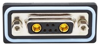 NORCOMP CDFS7W2203L411 Combination Layout D Sub Connector, IP67, NANOOK Series, DA-7W2, Receptacle, 7 Contacts
