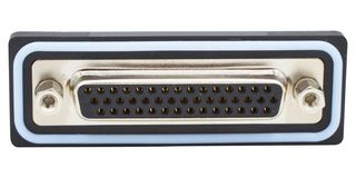 NORCOMP HDF-S44-203L011 D Sub Connector, IP67, High Density, Receptacle, NANOOK Series, 44 Contacts, DB, Solder Cup