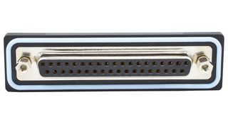NORCOMP SDF-S37-203L011 D Sub Connector, IP67, Standard, Receptacle, NANOOK Series, 37 Contacts, DC, Solder Cup