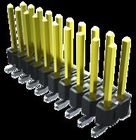SAMTEC TSM-106-01-S-SV-P-TR Pin Header, Board-to-Board, 2.54 mm, 1 Rows, 6 Contacts, Surface Mount, TSM Series
