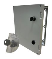 FIBOX AR IPW 108 K F Ventana de Inspección, Cubierta Plana con Bloqueo de Llave, Fibox Enclosures, Policarbonato, IP66