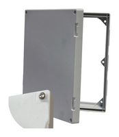 FIBOX AR IPW 108 SC F Ventana de Inspección, Tapa Tornillo Plana Gris, Fibox Enclosures, Policarbonato, IP66