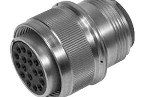 AMPHENOL INDUSTRIAL MS3106E28-21S Circular Connector, MIL-DTL-5015 Series, MS3106 Series, Straight Plug, 37 Contacts, Solder Socket