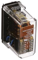 STRUTHERS-DUNN 219BBX69P-115/125VDC Power Relay, DPST-NO, DPDT, 125 VDC, 10 A, 219 Series, Socket, Non Latching