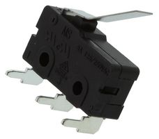 E-SWITCH MS0850506F020V2A Microswitch, Miniature, Leaf Lever, SPDT, PC Pin, Left Angle, 5 A