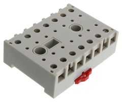 STRUTHERS-DUNN 33377D Relay Socket, DIN Rail, Panel, Screw, 14 Pins, 10 A, 600 V