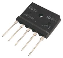 IXYS SEMICONDUCTOR GUO40-16NO1 Puente Rectificador, Trifásico, 1.6 kV, Agujero Pasante, 5 Pines, 1.28 V