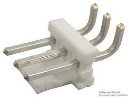 AMP - TE CONNECTIVITY 640389-3 Pin Header, Wire-to-Board, 3.96 mm, 2 Rows, 3 Contacts, Through Hole Right Angle, MTA-156 Series