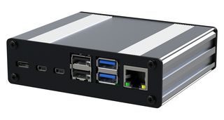 MULTICOMP PRO MP004561 Enclosure Kit, Pi-Box Pro, Silver, Raspberry Pi 4, with Heatsink Kit