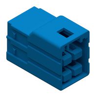 MOLEX 206996-2401 Carcasa de Conector, Azul, CP-4.5 206996 Series, Receptáculo eléctrico, 4 Posiciones, 4.5 mm