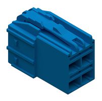 MOLEX 206997-2401 Carcasa de Conector, Azul, CP-4.5 206997 Series, Macho, 4 Posiciones, 4.5 mm