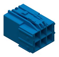 MOLEX 206997-2601 Carcasa de Conector, Azul, CP-4.5 206997 Series, Macho, 6 Posiciones, 4.5 mm