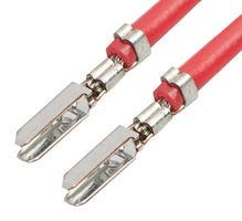 MOLEX 215710-2125 Cable Assembly, Crimp Pin to Crimp Pin, 17.7 ", 450 mm, CLIK-Mate OTS 215710 Series, Red