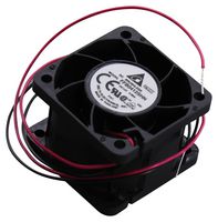 DELTA ELECTRONICS FFB0412SHN Ventilador axial de CD, 12 V, Cuadrado, 40 mm, 28 mm, Rodamiento de bolas, 24 CFM