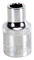 MULTICOMP PRO MP12-CRV09 Socket, Hex, 9mm, 1/2" Drive Size, Chrome Vanadium, DIN3120
