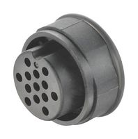 HARTING 09580133001 Aislante de Conector Circular, sin Contacto, UIC 558 Series, 13 Contactos, Pin, Crimpado