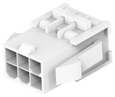 TE CONNECTIVITY 2385533-6 Heavy Duty Connector Base, VAL-U-LOK Series, Panel Mount