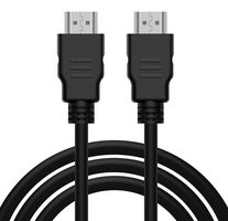 TRIPLETT HDMI-SS-100BK. Audio / Video Cable Assembly, HDMI Type A Plug, HDMI Type A Plug, 100 ft, 30.48 m, Black