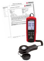 TRIPLETT LT65-NIST. Light / Lux Meter, 400000 lx, 0.1 lx, 4 %, 162 mm, 62 mm, 30 mm