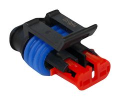 BULGIN LIMITED PX2001S02BK Automotive Connector Housing, PX20 Series, Receptacle, 2 Positions