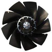 EBM-PAPST A4D250-AI40-01 AC Axial Fan, 400V, Circular, 251 mm, 72.6 mm, Ball Bearing, 690 CFM