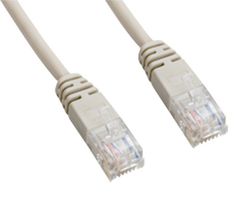 AMPHENOL CABLES ON DEMAND MP-52RJ11UNNE-002 Ethernet Cable, Cat5e, RJ11 Plug to RJ11 Plug, UTP (Unshielded Twisted Pair), Beige, 610 mm, 2 ft
