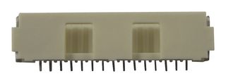 MOLEX 502585-0670 PCB Receptacle, Signal, 1.5 mm, 1 Rows, 6 Contacts, Surface Mount Right Angle