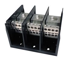 MARATHON SPECIAL PRODUCTS 1343595 Panel Mount Barrier Terminal Block, 420 A, 600 V, 3 Pole, 1, Screw, 2 AWG