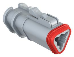 AMPHENOL SINE/TUCHEL AT06-3S-OMGRY Automotive Connector Housing, AT StructurePlus Series™, Plug, 3 Positions