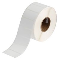 BRADY J20-137-7425J Label, Lab, Inkjet Printable, 25.4mm H x 50.8mm W, Polypropylene, White, 1500