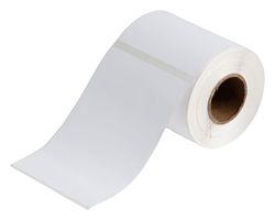 BRADY J20-262-2569 Label, Inkjet Printable, 154.94mm H x 104.9mm W, Polyester, White, 200
