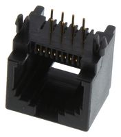 L-COM SMJ-RJ4590 Modular Connector, RJ45 Jack, 1 x 1 (Port), 8P8C, Through Hole Mount